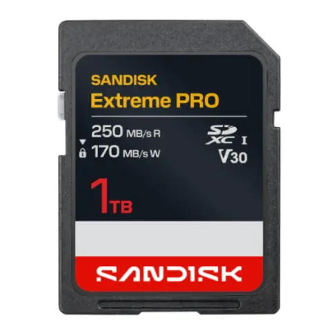 SANDISK Extreme PRO 1000GB SDXC 250 MB/s SDSDXXJ-1T00-GSCIN