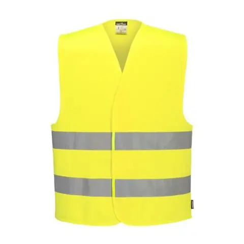 Jól láthatósági jelzőmellény 2 striped XL yellow