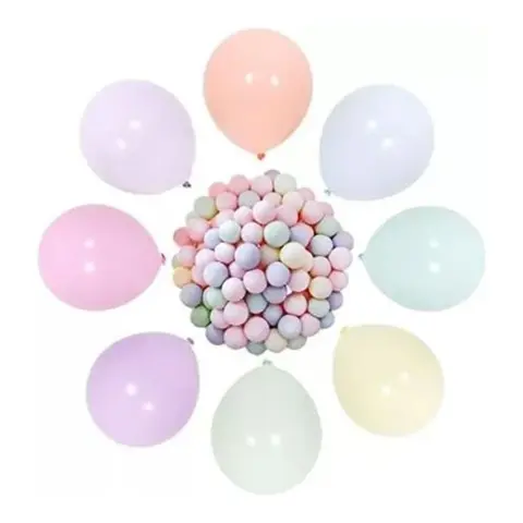 Léggömb 30 cm macaron mixed pastel 15 pcs