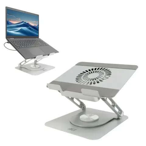 ACT CONNECTIVITY AC8106 Laptop cooling stand up to 17.3" gray
