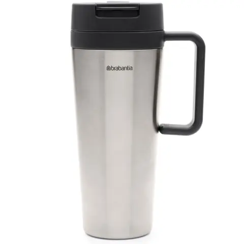 BRABANTIA Make&Take Tumbler ivópohár szívószálas 1L sötétszürke 239281