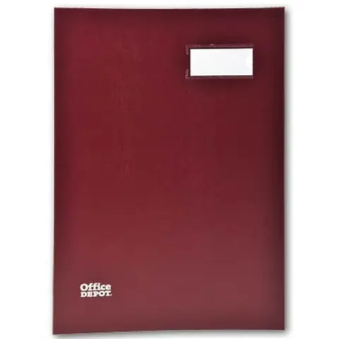 OFFICE DEPOT Signature book burgundy 6054822