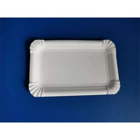 EGYÉB Round paper plate white 18 cm 100 pcs/pack 14521