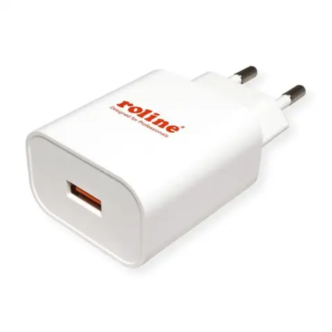 ROLINE Wall Charger 1x USB3.0 Type-A 18W White 19.11.1062-10
