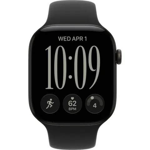 APPLE Watch Series 12 GPS + Cellular 42mm fekete alumínium tok fekete sportszíj M/L MJG14ZR/A