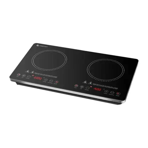 AMZCHEF Kétzónás indukciós főzőlap 3500W CE-FS-IRC128D35