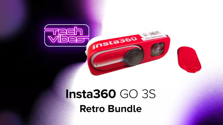 Statt eines Pods mit Display lieber ein Retro-Gehäuse und einen zusätzlichen Akku? Insta360 Go 3S Retro-Bundle – Tech Vibes